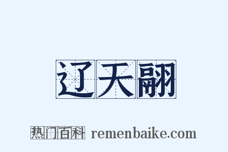 辽天翮是什么意思的图片